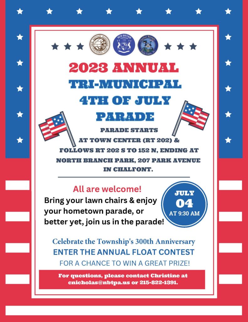 2023 TriMunicipality 4th of July Parade New Britain Borough