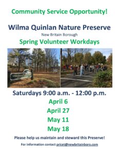Nature Preserve Volunteer Workdays
